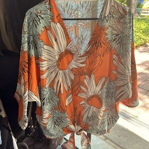 Large oversized soft and light blouse